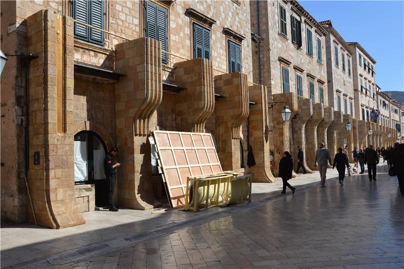 Dubrovnik: Demontaža scenografije postavljene za potrebe snimanja Star Warsa