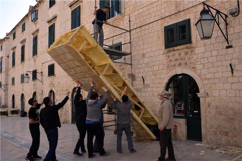 Dubrovnik: Demontaža scenografije postavljene za potrebe snimanja Star Warsa