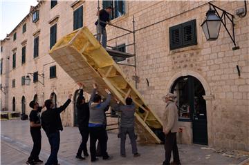 Dubrovnik: Demontaža scenografije postavljene za potrebe snimanja Star Warsa