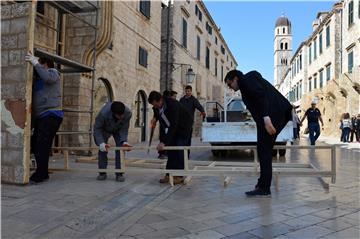 Dubrovnik: Demontaža scenografije postavljene za potrebe snimanja Star Warsa