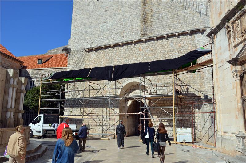 Dubrovnik: Demontaža scenografije postavljene za potrebe snimanja Star Warsa