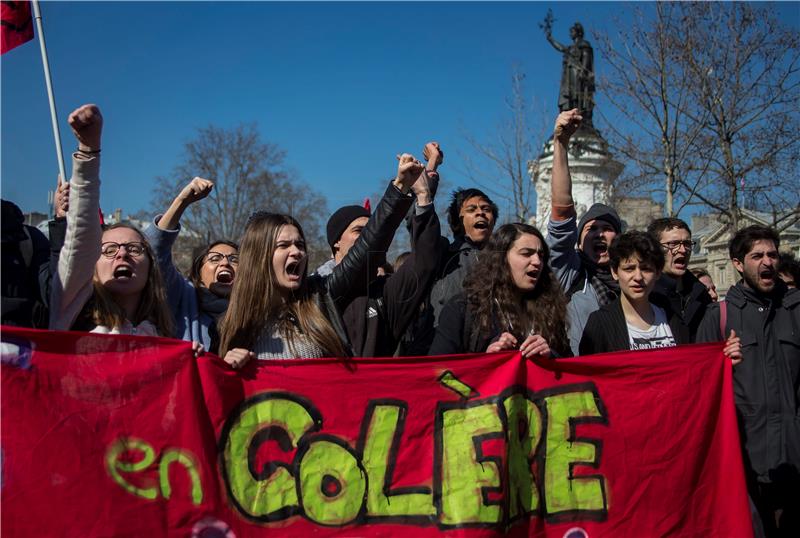 FRANCE PARIS STUDENTS PROTEST