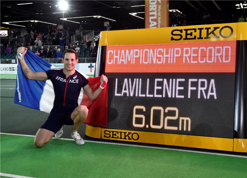 SP atletika - Lavillenie preskočio 6m i osvojio zlato