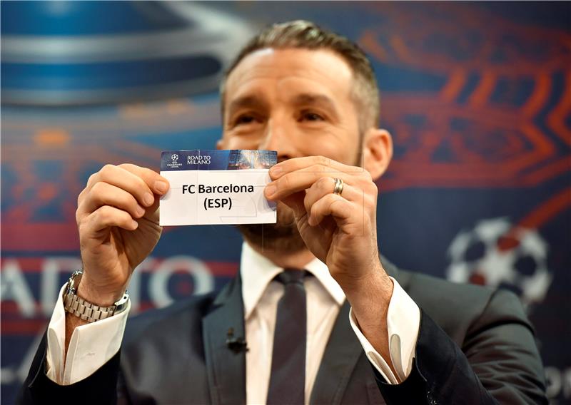 SWITZERLAND SOCCER UEFA CHAMPIONS LEAGUE DRAW