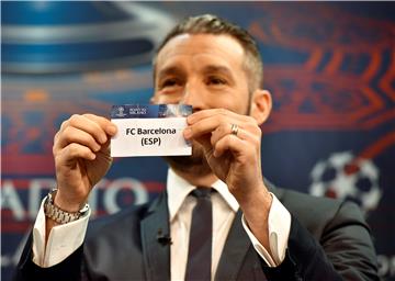 SWITZERLAND SOCCER UEFA CHAMPIONS LEAGUE DRAW