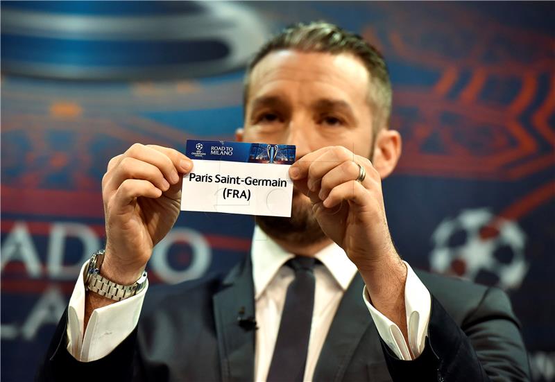 SWITZERLAND SOCCER UEFA CHAMPIONS LEAGUE DRAW