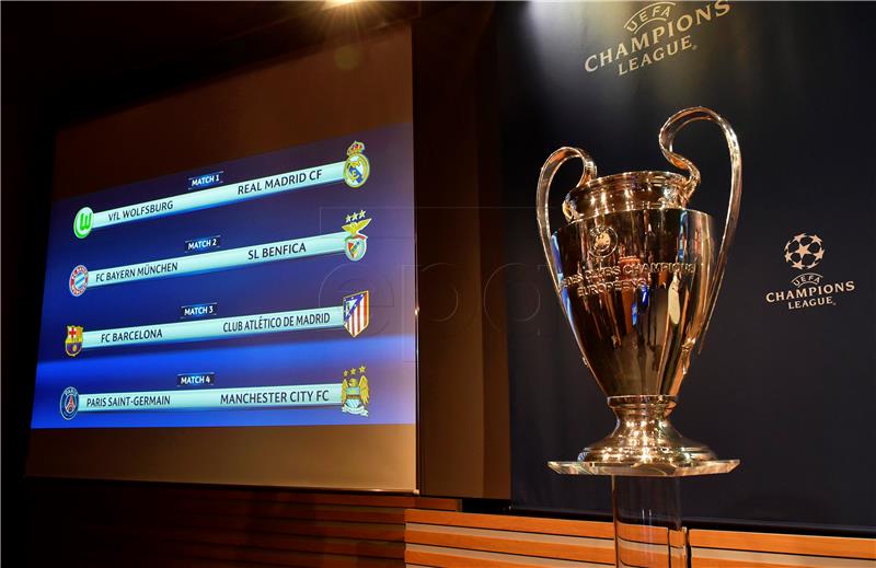 SWITZERLAND SOCCER UEFA CHAMPIONS LEAGUE DRAW