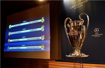 SWITZERLAND SOCCER UEFA CHAMPIONS LEAGUE DRAW