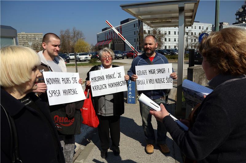 Margetić organizirao "prosvjed protiv političkih čistki i cenzure na HRT-u"