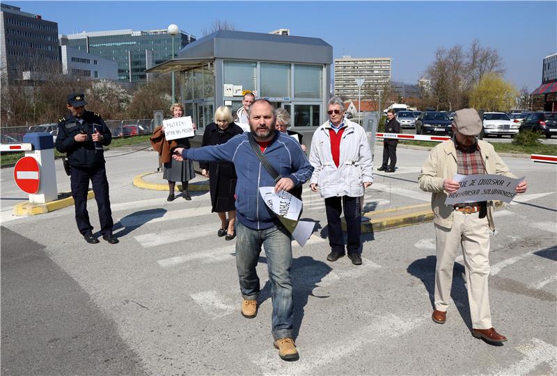 Margetić organizirao "prosvjed protiv političkih čistki i cenzure na HRT-u"