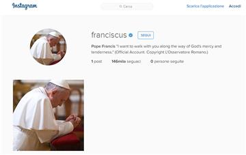 VATICAN POPE INSTAGRAM