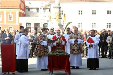 Kardinal Bozanić predvodio misu na nedjelju Muke Gospodnje - Cvjetnicu