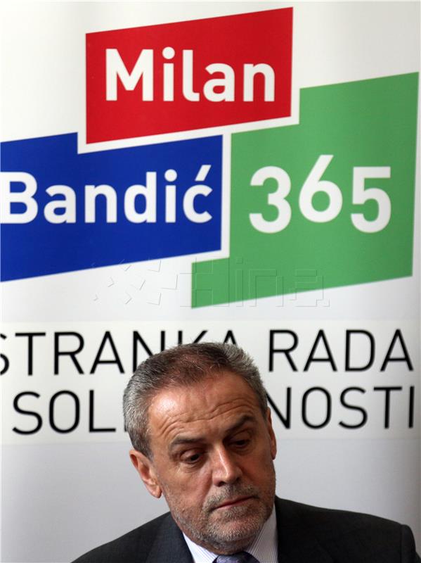 Tiskovna konferencija stranke Bandić Milan 365 - Stranka rada i solidarnosti