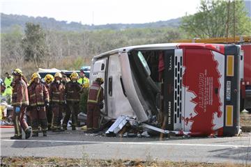 SPAIN BUS CRASH