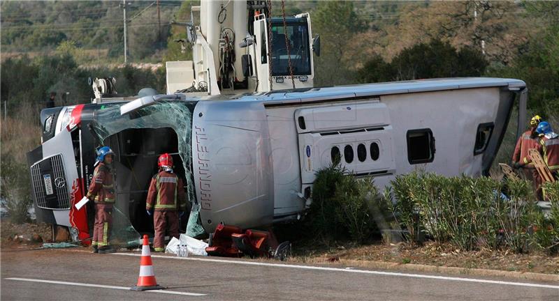 SPAIN BUS CRASH