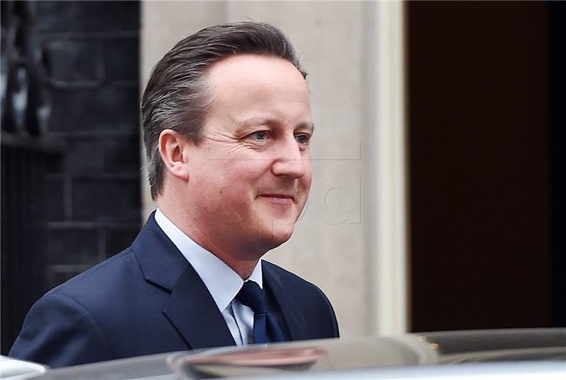 BRITAIN POLITICS CAMERON IDS RESIGNATION