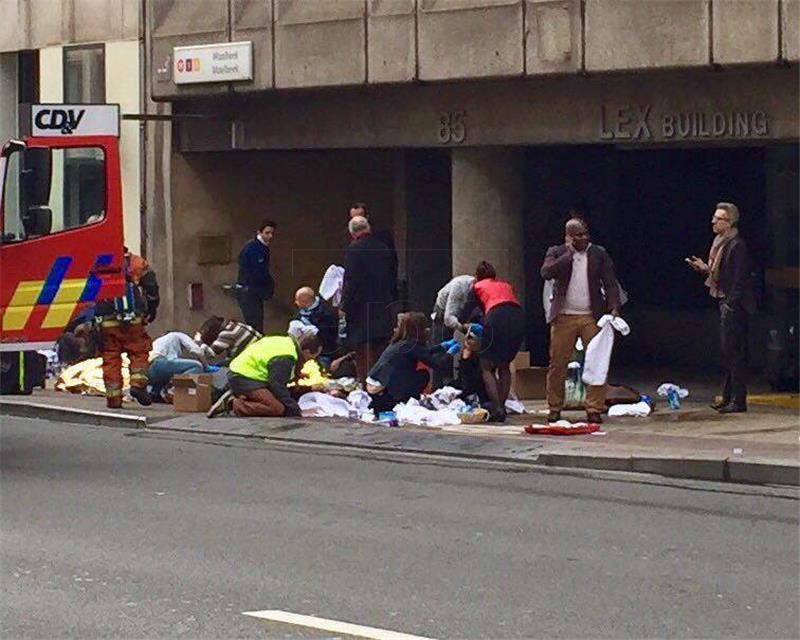 BELGIUM BRUSSELS METRO EXPLOSION