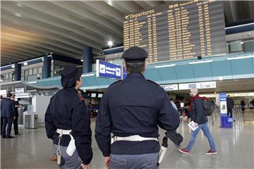 ITALY FIUMICINO AIRPORT SECURITY BRUSSELS ATTACKS