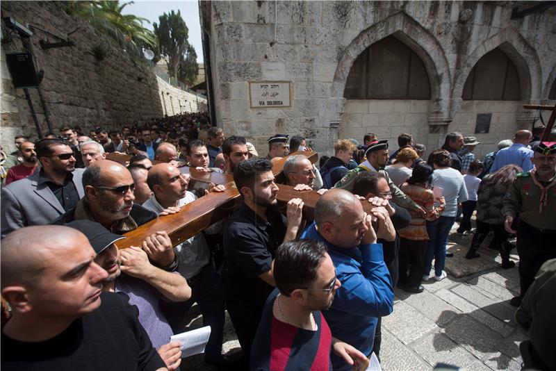 MIDEAST JERUSALEM HOLY WEEK