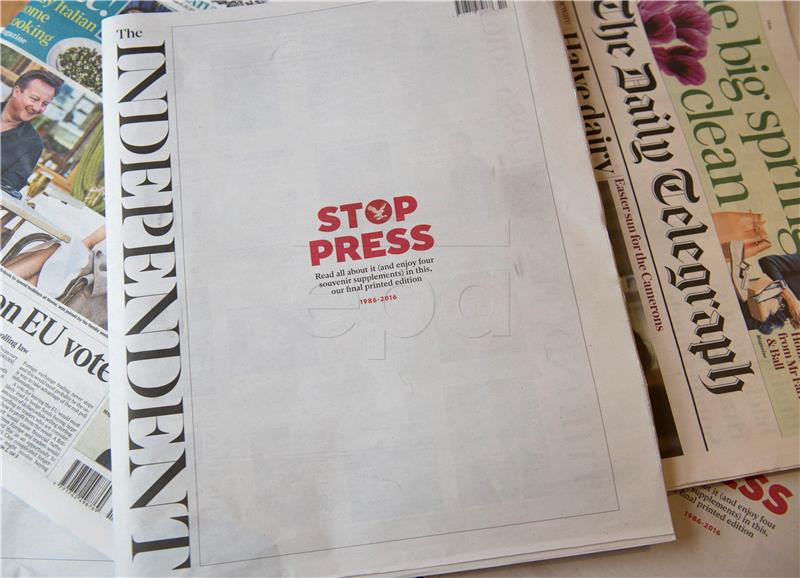 BRITAIN MEDIA INDEPENDENT NEWSPAPER