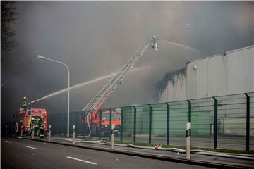 GERMANY FIRE WIESENHOF POULTRY