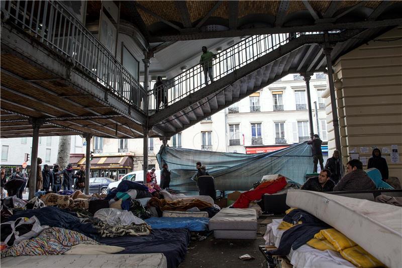 FRANCE PARIS MIGRANTS CRISIS