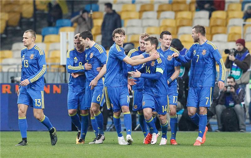 UKRAINE SOCCER FRIENDLY