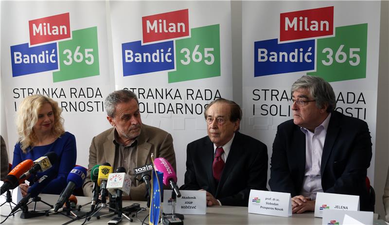 Tiskovna konferencija stranke Bandić Milan 365 