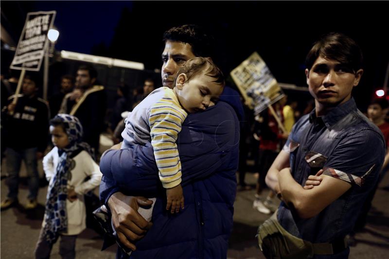 GREECE REFUGEES CRISIS PROTEST