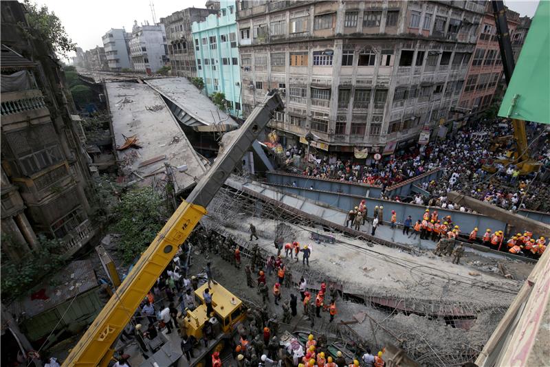 INDIA FLYOVER COLLAPSE