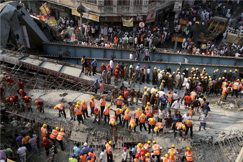 INDIA FLYOVER COLLAPSE