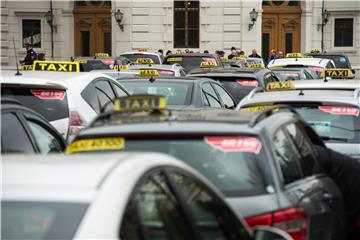 AUSTRIA TAXI PROTEST