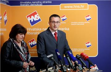 Konferencija za medije HNS-a na temu "Najavljene reforme bile su i ostale pusta priča"