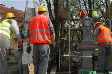 Karlovac: Miljokaz nakon restauracije vraćen na početak Jozefinske ceste