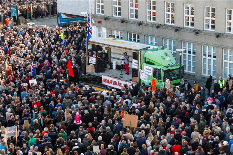 ICELAND PROTEST PANAMA PAPERS