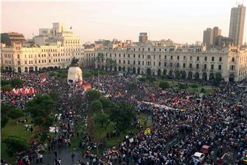 PERU ELECTIONS PROTEST