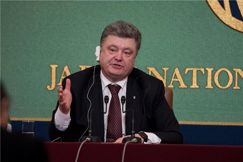 JAPAN UKRAINE DIPLOMACY POROSHENKO VISIT