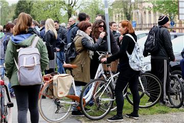 Osijek: prosvjed protiv prekomjernog kažnjavanja biciklista