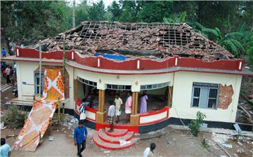 INDIA TEMPLE FIRE