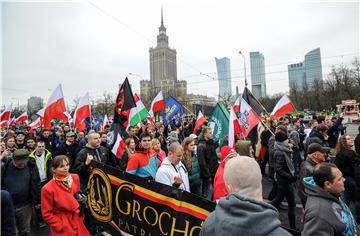 POLAND ANTI ISLAM RALLY