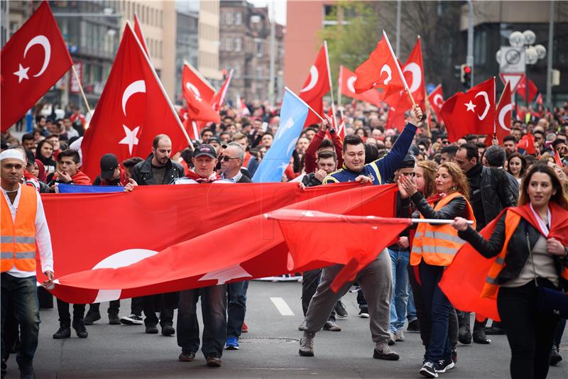 GERMANY TURKS RALLY