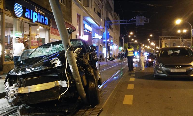 Prometna nesreća u Zagrebu