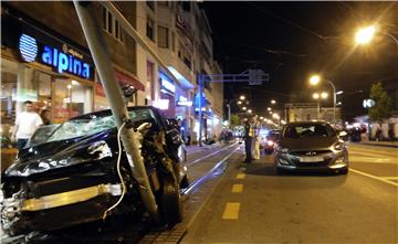 Prometna nesreća u Zagrebu