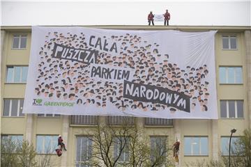 POLAND GREENPEACE PROTEST