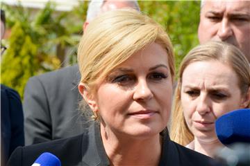 Hrvatska predsjednica Kolinda Grabar-Kitarović u Mostaru