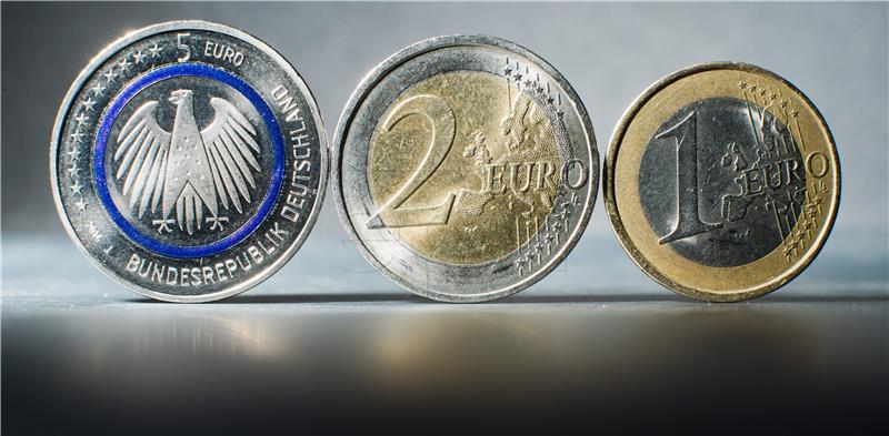 GERMANY CURRENCY FIVE EURO COIN