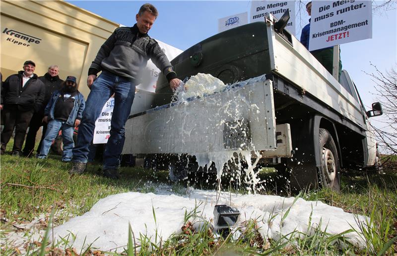 GERMANY DAIRY FARMERS PROTEST