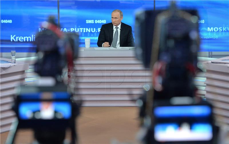 RUSSIA PUTIN LIVE-BROADCAST NATIONWIDE Q&A SESSION