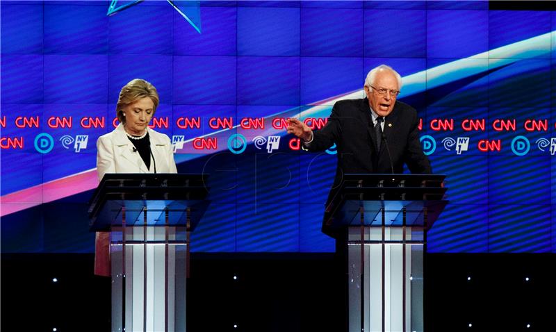 USA NEW YORK DEMOCRATIC DEBATE