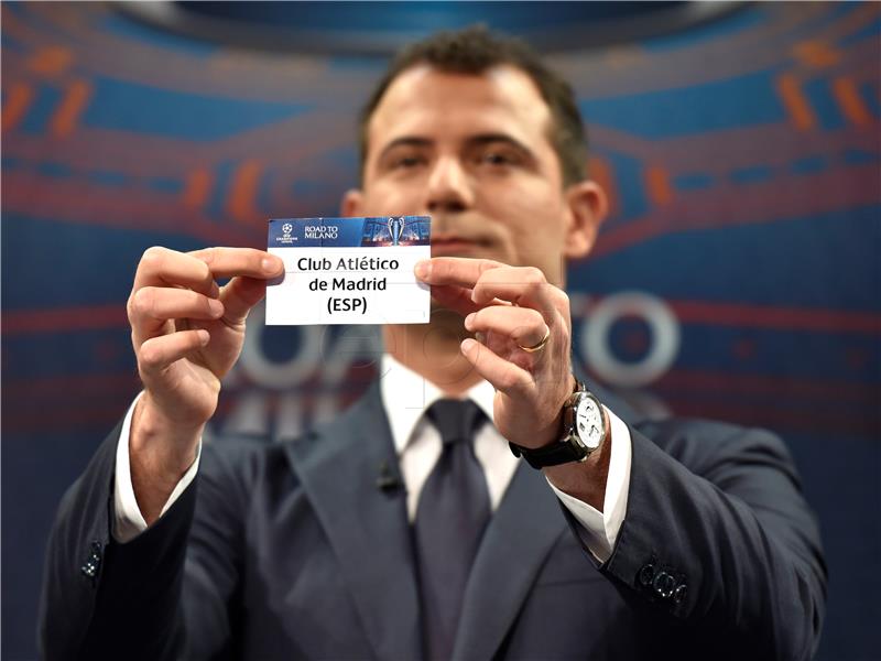 SWITZERLAND SOCCER UEFA CHAMPIONS LEAGUE DRAW